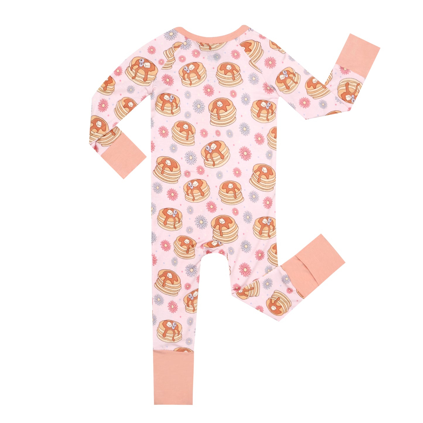 PINK PANCAKE ZIPPER ROMPER Sleepy Drew