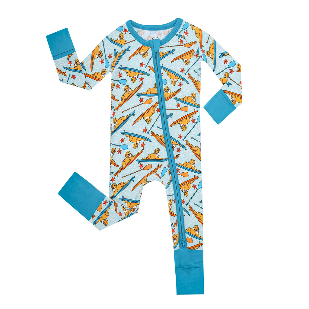 SURF S UP DREW ZIPPER ROMPER Sleepy Drew